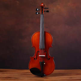 考级专用小提琴violin虎纹手工学生成人小提琴实木小提琴初学者