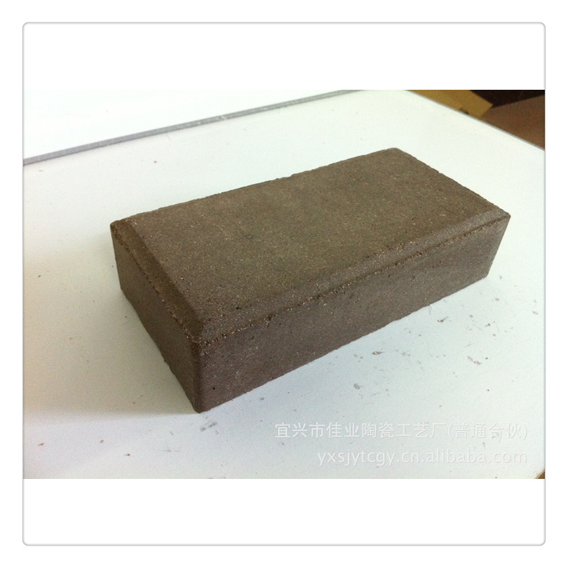 厂家直供  广场透水地砖 路面陶土透水地砖  230*115*40烧结地砖