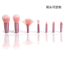 鹿邑厂家精加工定制烫毛墩毛刷头化妆刷毛头动物毛纤维毛代制刷头