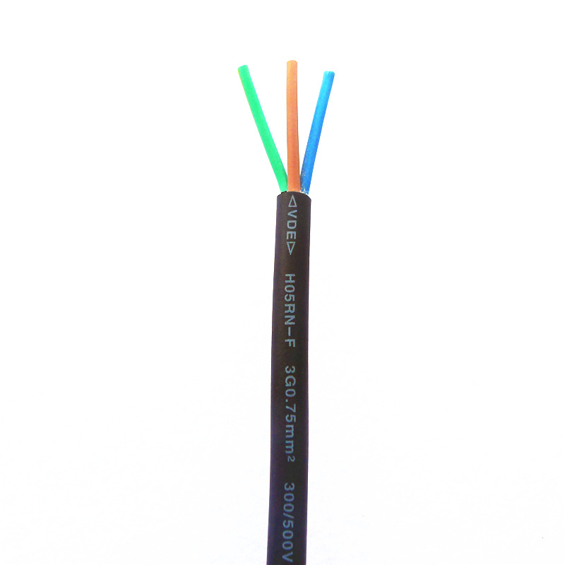 户外庭院灯景观灯VFE认证H05RN-F3x0.75橡胶线