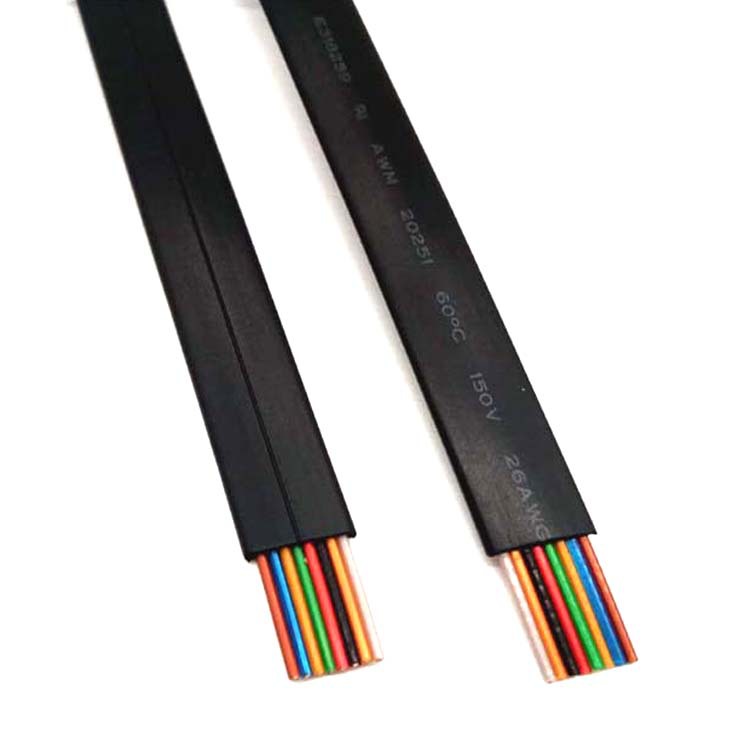 深圳厂家 八芯扁平电话线  多股纯铜 8芯成品网络跳线 RJ45 0.1米