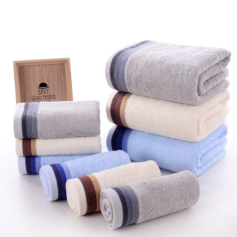 Manufacturer Wholesale Bamboo Fiber Towels for Adults, Household Bamboo Charcoal Absorbent Non-Shedding Beauty Face Towels, Thickened for Children