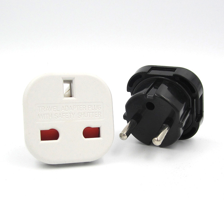 Estándar británico a estándar europeo Enchufe de conversión estándar alemán Estándar europeo Adaptador estándar británico Francés Corea del Sur Cabeza de conversión rusa