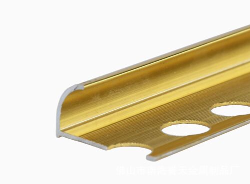 Factory supply L-shaped tile edge trim, right-angle metal edge banding, aluminum alloy stone corner strip