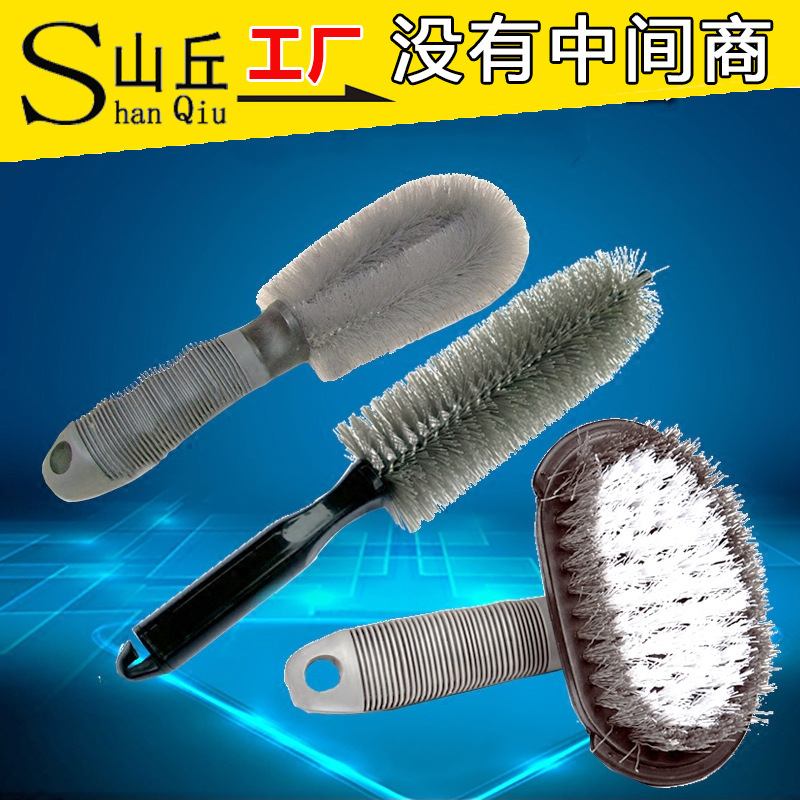 Car Wheel Brush Car Wash Tool Tire Soft Hair Brush Cleaning Set Car Dust Removal Cleaning Car Supplies