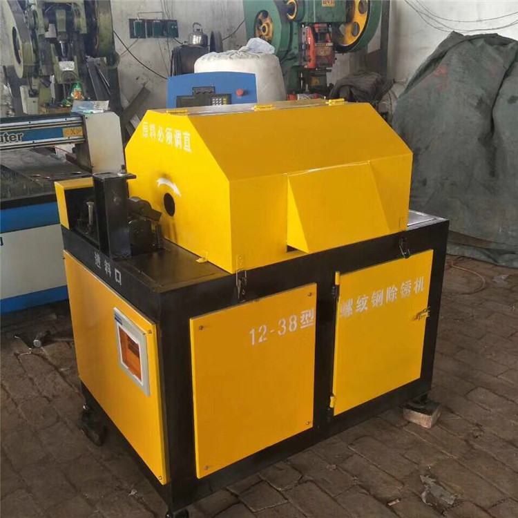 钢绞线除锈机 建筑用螺纹钢除锈机 电动钢筋除锈抛光机盘螺