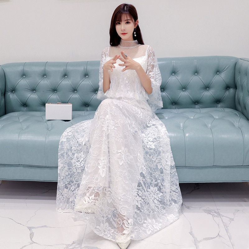 Elegant long evening dress