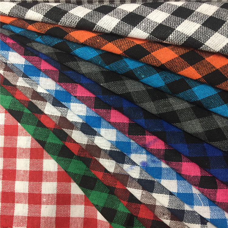 色织格子布 朝阳格子 围裙箱包鞋帽工艺服饰面料靠垫桌布面料