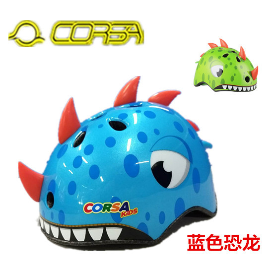 Casco de seguridad para niños CORSA cool kidsren's animal cartoon cross-border casco de bicicleta patinaje sobre ruedas balance kart.