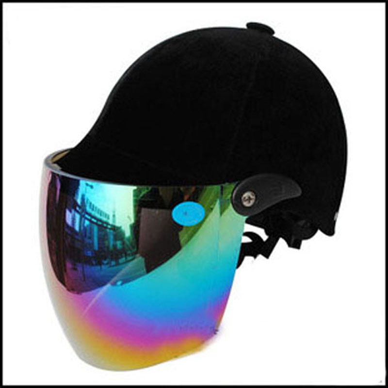 Factory Men's and Women's Equestrian Helmet Velvet Anti-ultraviolet Mirror Summer Helmet Spring and Autumn Horse Riding Outdoor Protective Helmet