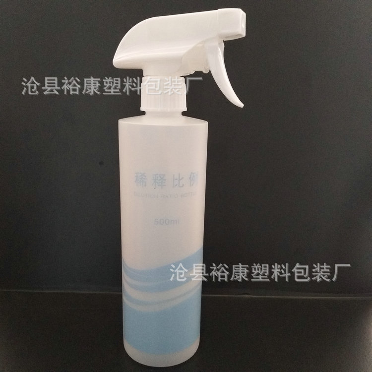 厂家批发500ml喷瓶 洗洁精稀释配比瓶 安利速洁喷雾瓶 塑料喷壶