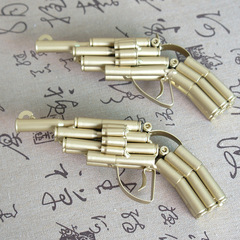 Creative craftwork replica bullet shell pistol model, veteran souvenir for military units