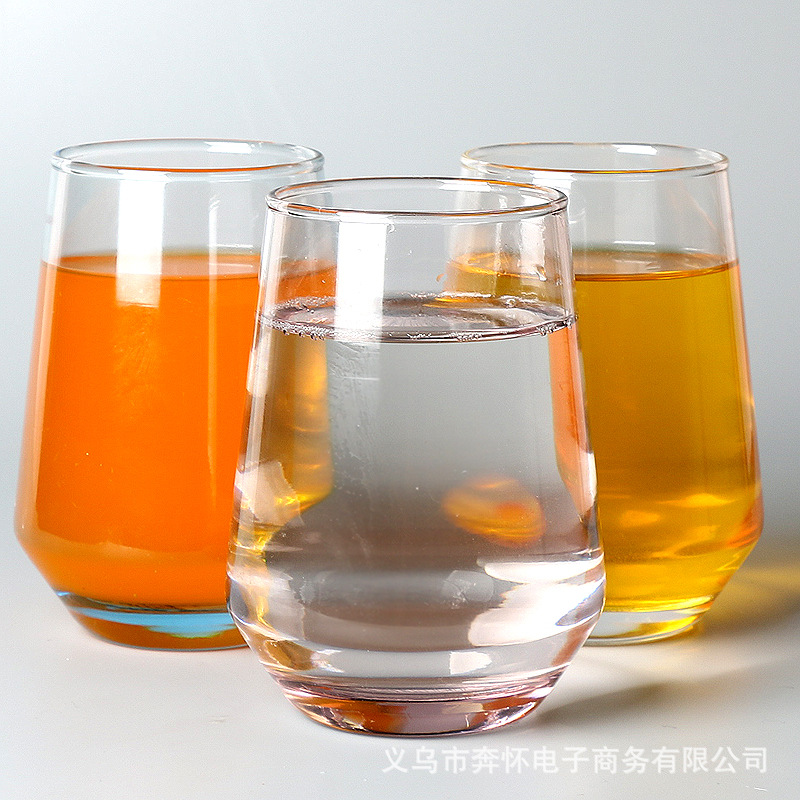 Manzana verde ES7018-1 de vidrio sin plomo taza de ebullición resistente a altas temperaturas de color taza de té taza de bebida de jugo en stock al por mayor