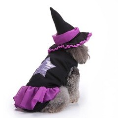 国境を越えた売れ筋のハロウィーンのペット服、お祭りの面白いドレスアップ小道具、犬の変身衣装、コウモリの衣装、猫の乗馬服