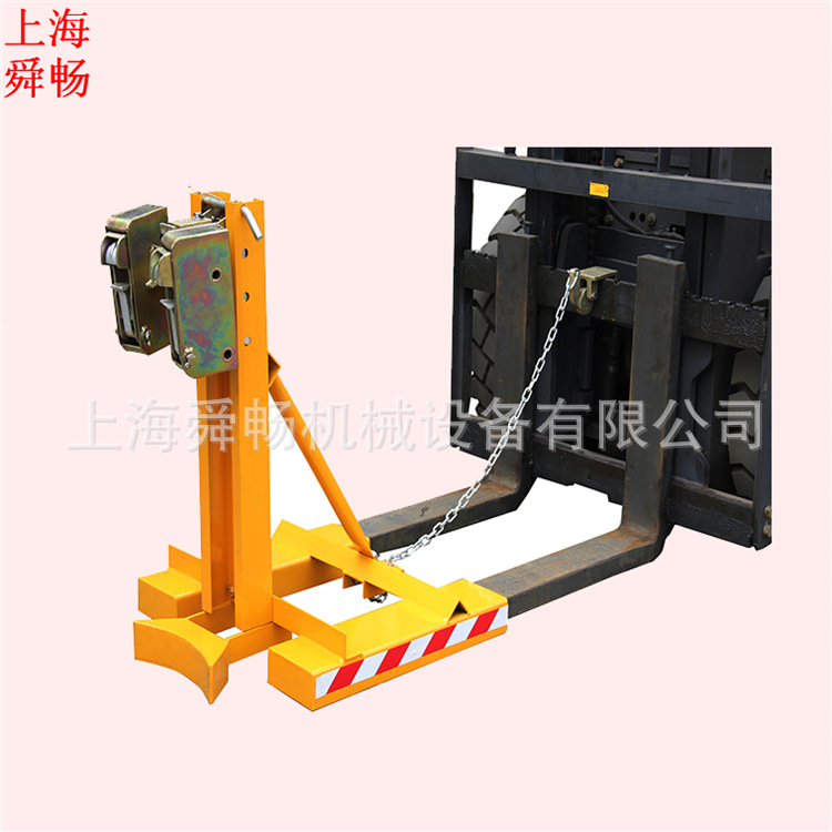 供应轻型油桶双鹰嘴夹具DG500B叉车抓桶器绷带型转运耐用搬运车