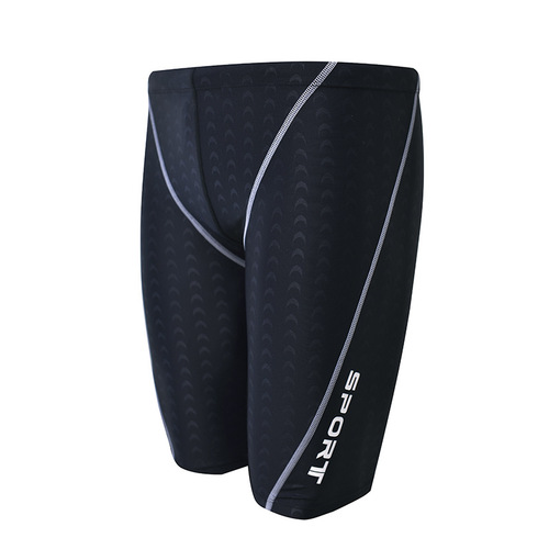 Banfi brand new imitation sharkskin mid-leg competition men's swimming trunks men's swimsuit boxer swimming trunks