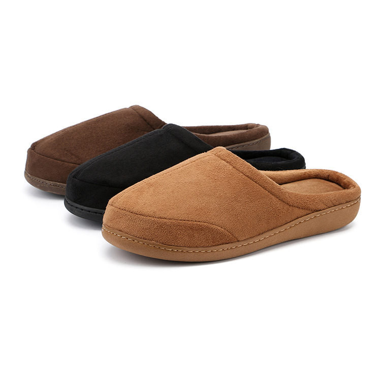 现货跨境电商亚马逊秋冬季男女厚底居家保暖月子室内360采购棉鞋