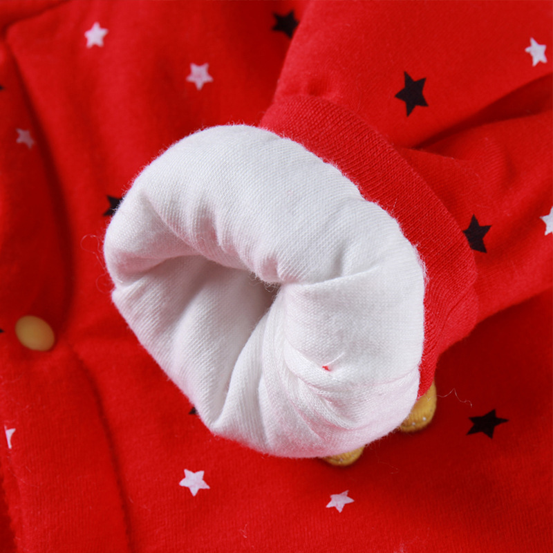 Nuevo rojo festivo bebé mono recién nacido mameluco bebé antártico algodón mameluco al por mayor