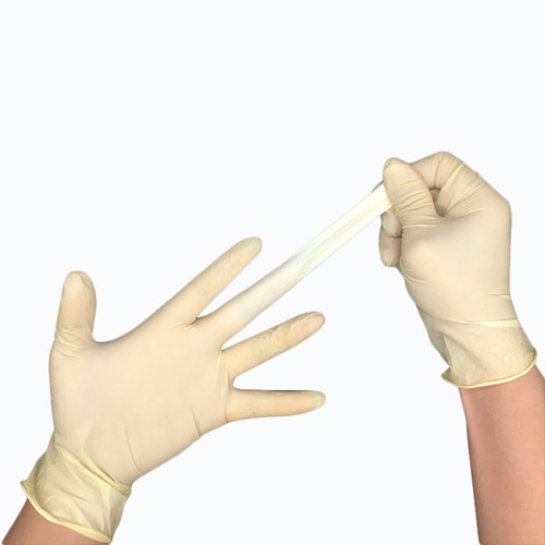 Disposable latex gloves purification powder-free rubber protection industrial workshop labor protection gloves purification wear-resistant wholesale