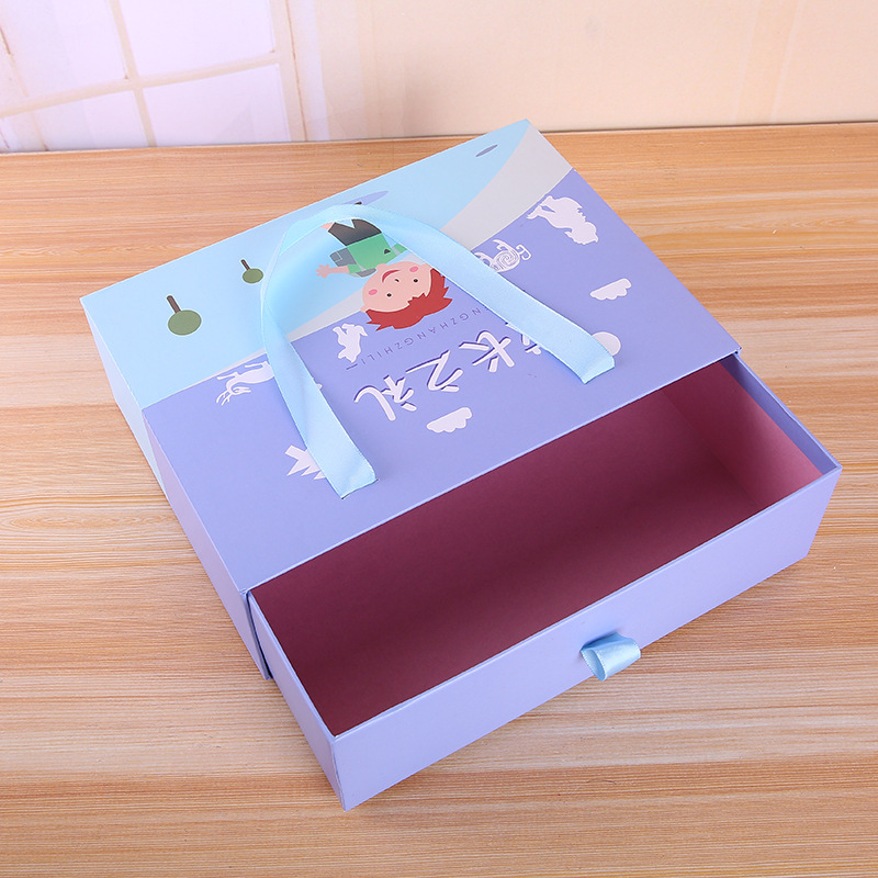 Temporada escolar para niños l Caja de regalo Regalo de crecimiento Caja de regalo de cajón de papelería Caja de embalaje Embalaje de regalo Caja de regalo creativa image 5