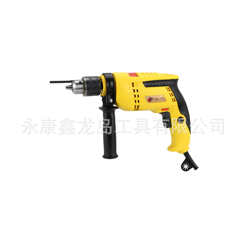 批发家用多种功能手电钻大功率冲击电钻双轴承组合工具箱鑫龙岛