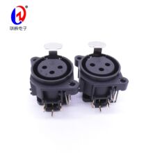 厂家供应卡侬座CT3-04FPA麦克风插座话筒连接器XLR(CT)连接器咪座