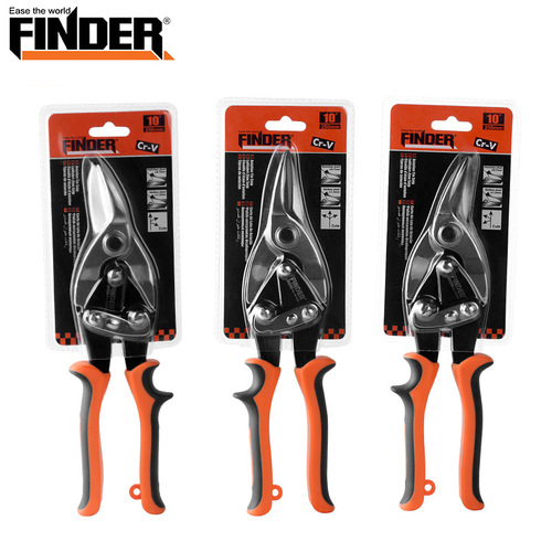 Chrome-vanadium steel aviation special industrial stainless steel colorful steel sheet multi-purpose iron sheet scissors large scissors left and right curved straight head scissors