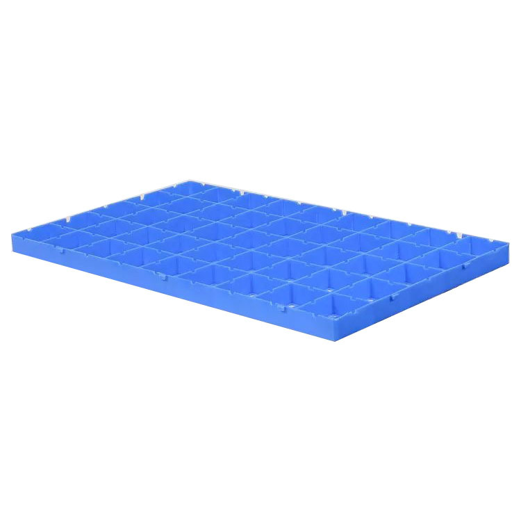 志明批发 塑料垫板 防潮板 网格九脚塑料托盘 蓝色全新料 地台板