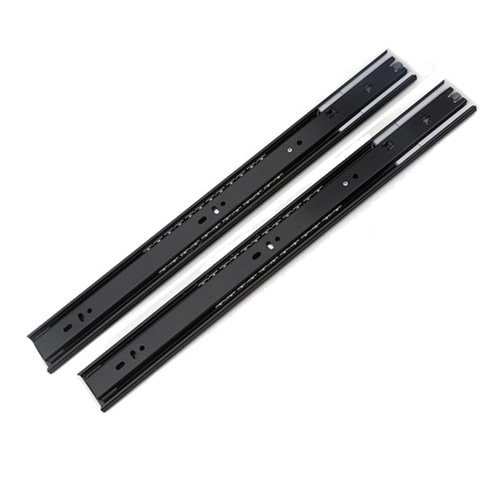 DONGTAI three-section steel ball slide rail damping guide rail track slide rail drawer guide rail full pull buffer slide track hot sale
