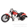 Harley davidson, classic road realistic metal motorcycle, car model, scale 1:18, 2022