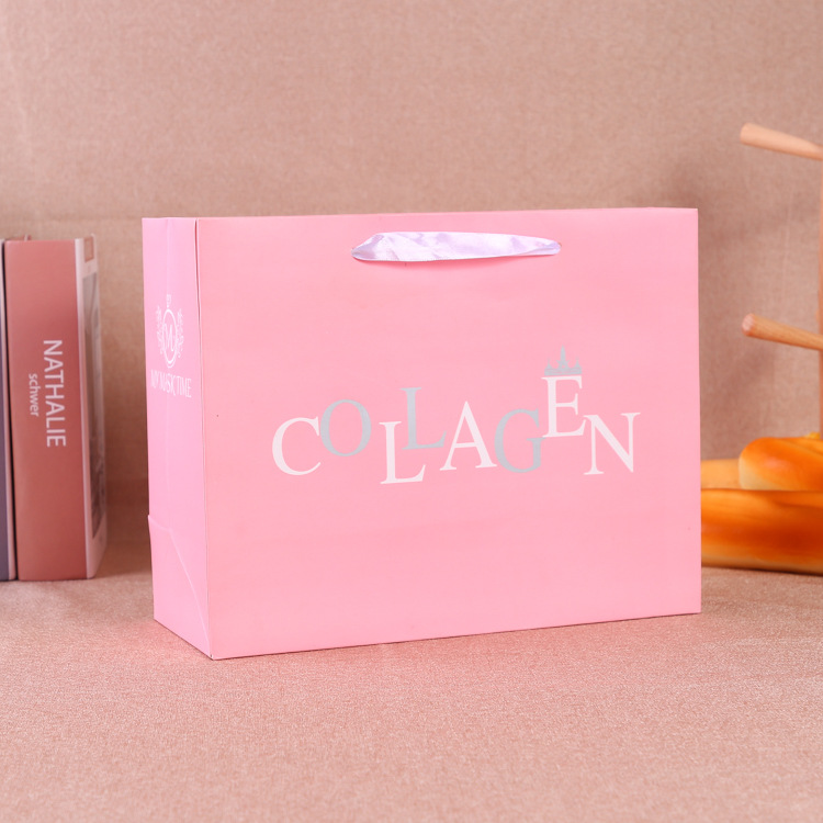 厂家 服装袋设计印刷logo 通用礼品白卡纸包装袋 批量供应