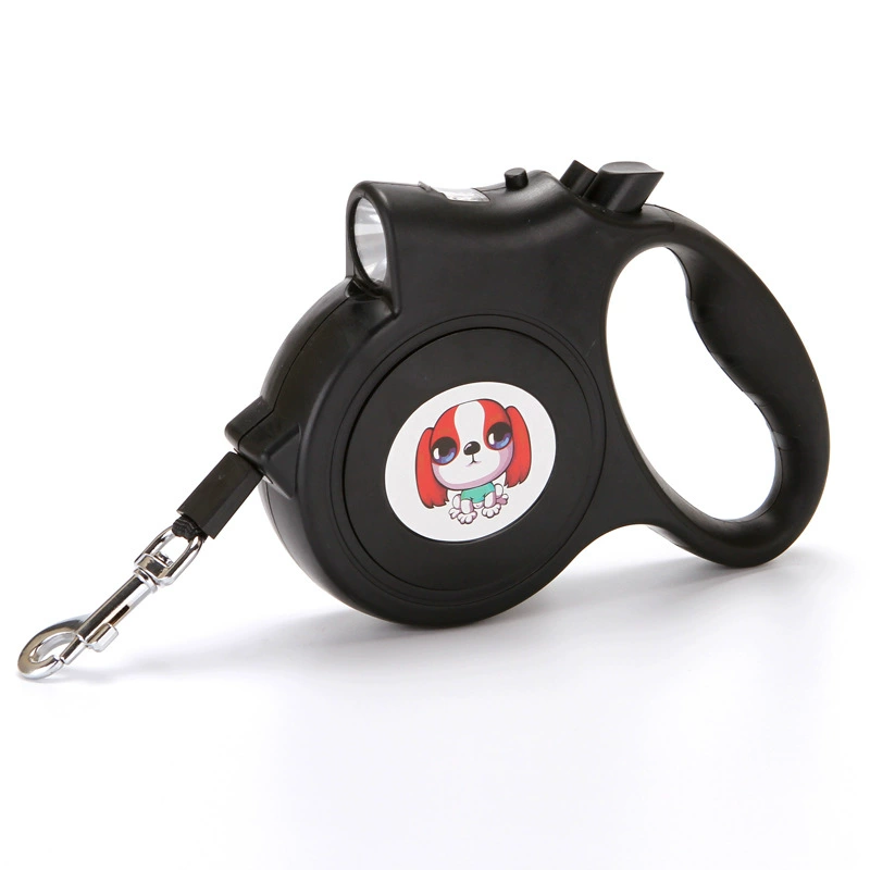 Retractable Pet Leash 5 m, Automatic Telescopic Dog Leash with LED Light, Multi-color
