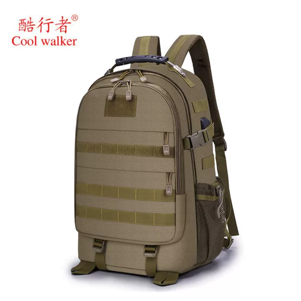 Tactical Bag Solid Color Sports Mountaineering Travel Bag Outdoor Bag Large Capacity Multifunctional Waterproof Tactical Backpack for Men and Women
