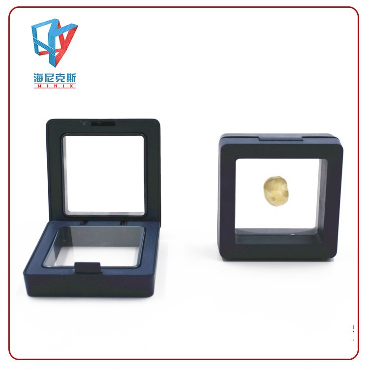 5x5x2cm薄膜盒架 珠宝首饰展示架 义齿包装运输盒 高弹性3D悬浮盒