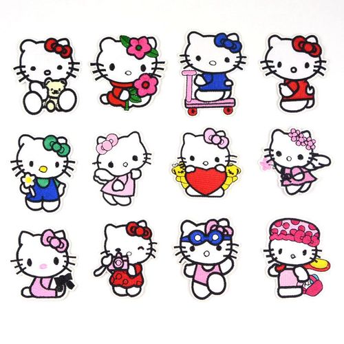 Lianxing Computer Embroidery Chapter Clothing Accessories Clothing Decoration Subsidy Cute Cartoon Embroidery DIY Cloth Sticker Adhesive