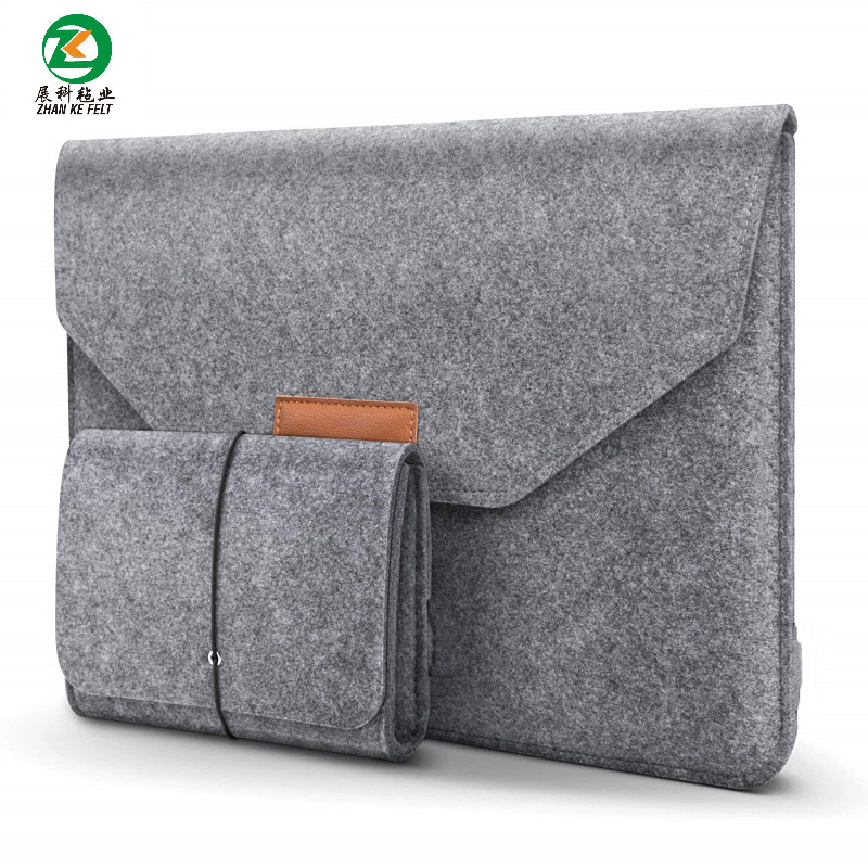 Customized Felt Laptop Bag Tablet iPad Protective Case 12-15inch Satchel Business Waterproof