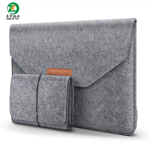 Customized Felt Laptop Bag Tablet iPad Protective Case 12-15inch Satchel Business Waterproof