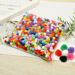 Hair ball clothing accessories, polypropylene 1 cm plush ball decorative fur balls, colorful DIY accessories, high elastic hair balls