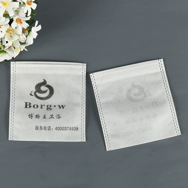 Индивидуальные аксессуары для ванной комнаты из плоского нетканого материала, индивидуальная белая нетканая рекламная сумка для покупок