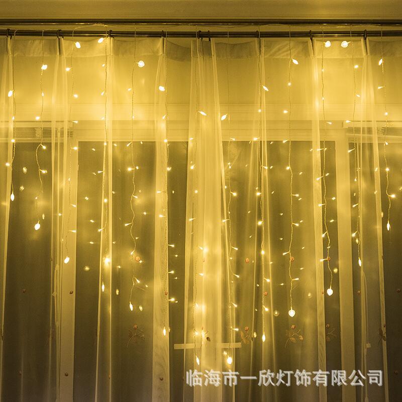 LED luces de cortina de amor luces de colores luces de cadena para la boda cielo estrellado habitación Día de San Valentín dormitorio luces decorativas