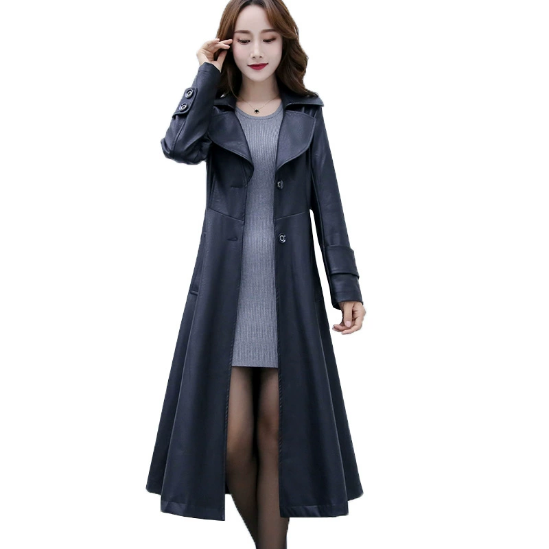 Autumn trench coat, 2023, plus size, fitted