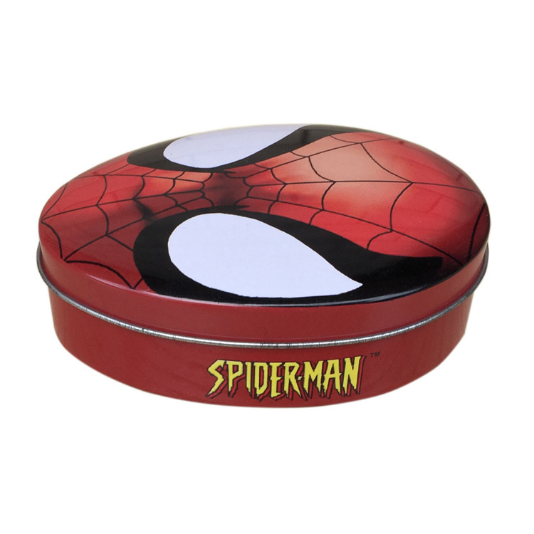 马口铁卡通食品包装铁盒 经典卡通印刷食品铁罐 曲奇饼干铁盒