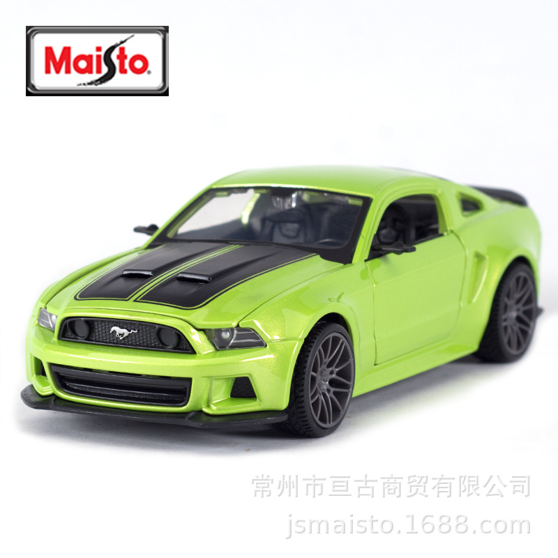 Mei Chu Tu 2014 Оригинал 1:24 Ford Mustang GT Американская модели моделирования сплава с сплава автомобиля Muscle Car