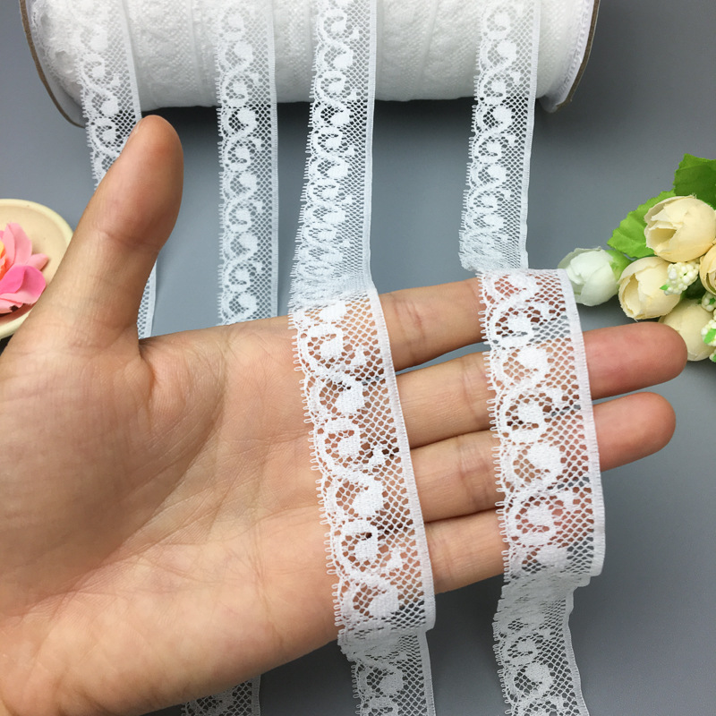现货供应无2.1cm蕾丝花边 精细超柔软蕾丝花边 玩具装饰花边l