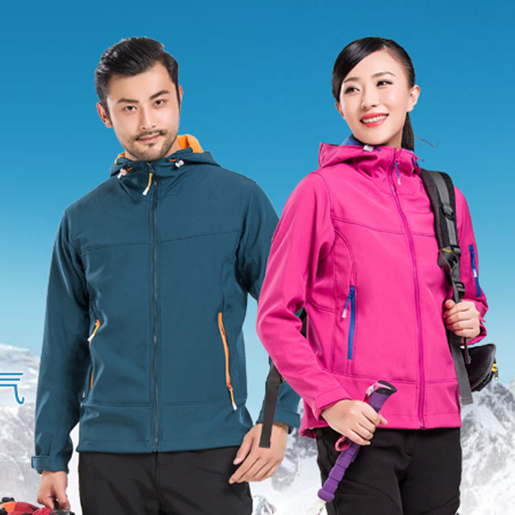 Single-Layer Softshell Jacket for Men and Women, Spring and Autumn Outdoor Jacket, Softshell Clothing with Custom Logo Workwear