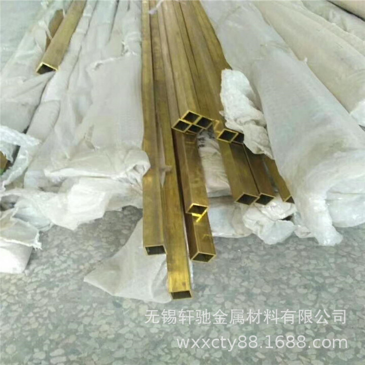 做T2方形紫铜管 T2紫铜方管 厚壁紫铜方通 紫铜矩形管现货多