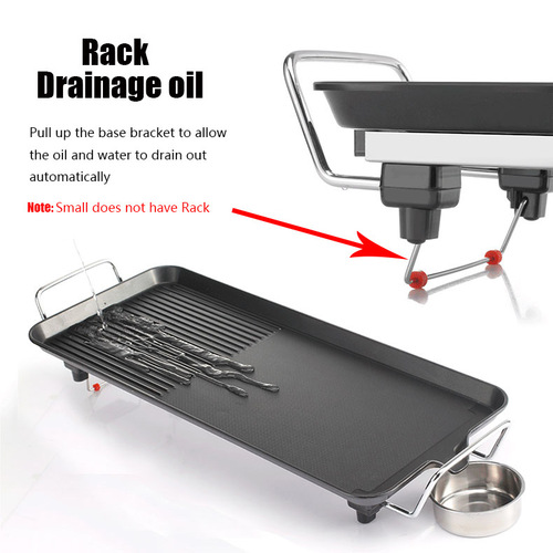 US Standard 110V Taiwan Version Light Smoke Non-Stick Electric Griddle Multifunction Electric Grill Indoor Electric Grill Grill