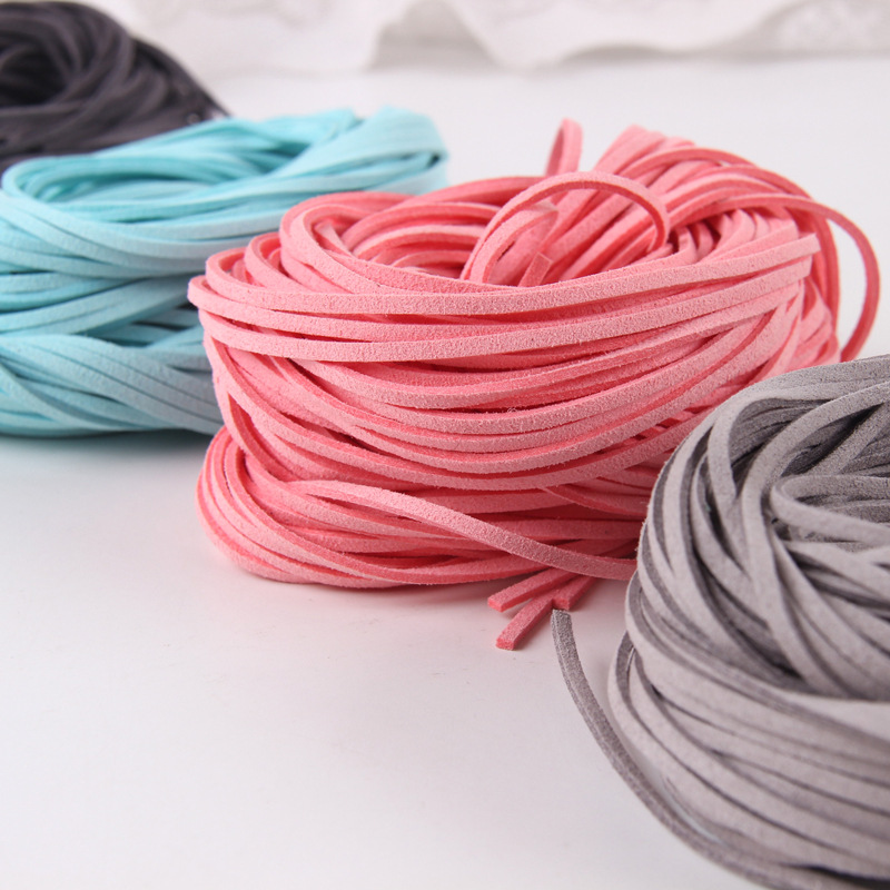 Cinturón de terciopelo Corea del Sur Suede cuerda de terciopelo con cuerda de cuero material de embalaje de flores ramo cinta tienda de flores suministros al por mayor