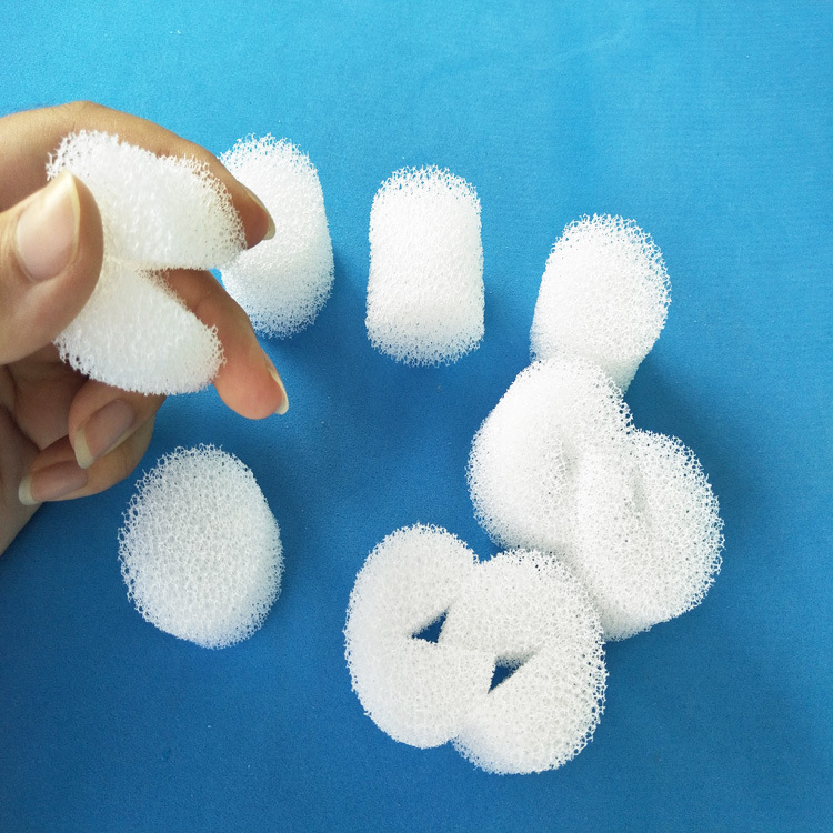 网状透气半开口聚氨酯海绵柱 育苗海绵 无土培育海绵过滤棉圆柱