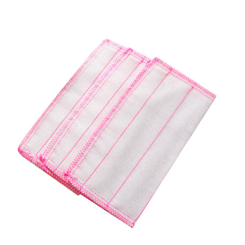 Kitchen fiber water absorbent non-stick dishwashing cloth cleaning rag dishwashing towel bulkScrubbing pad wholesale